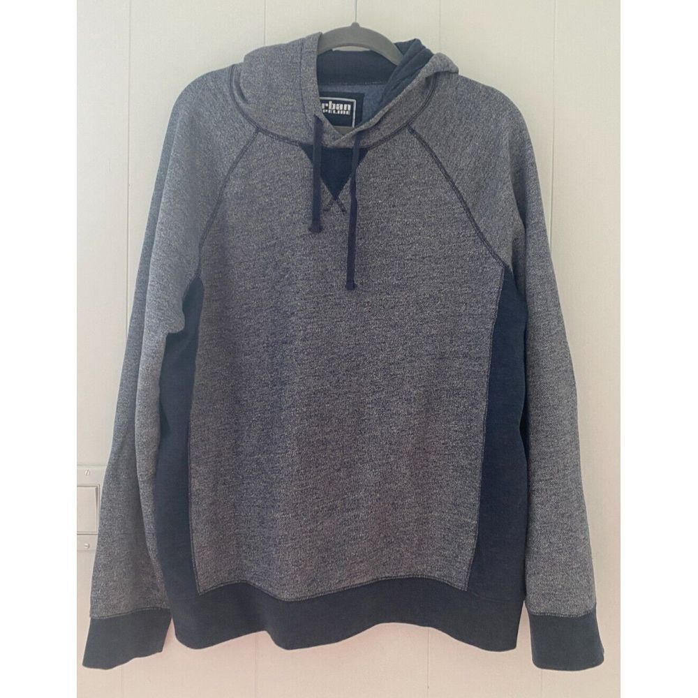 Men's Urban Pipeline Blue & Gray Zip Up Hoodie Size XL